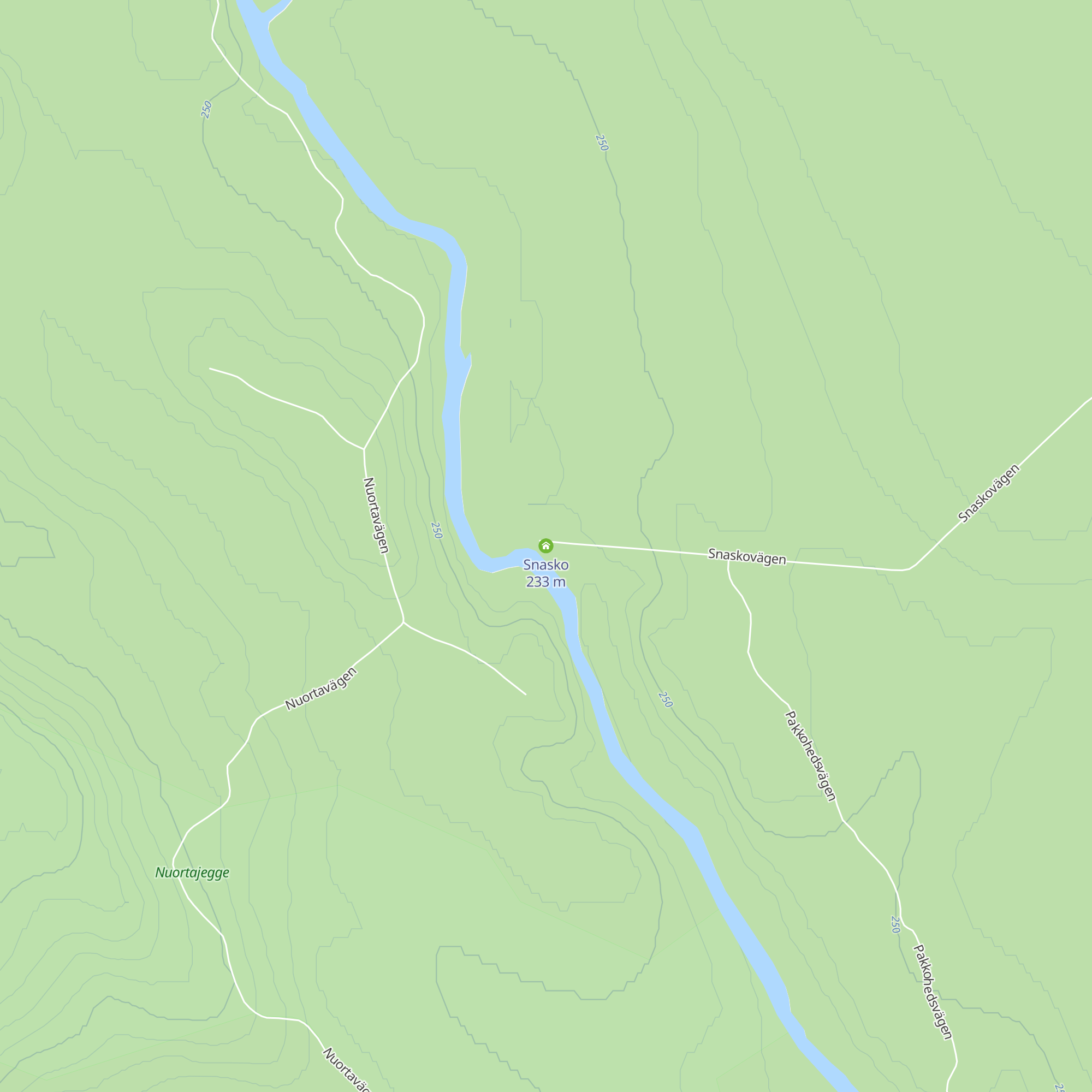 Snasko map