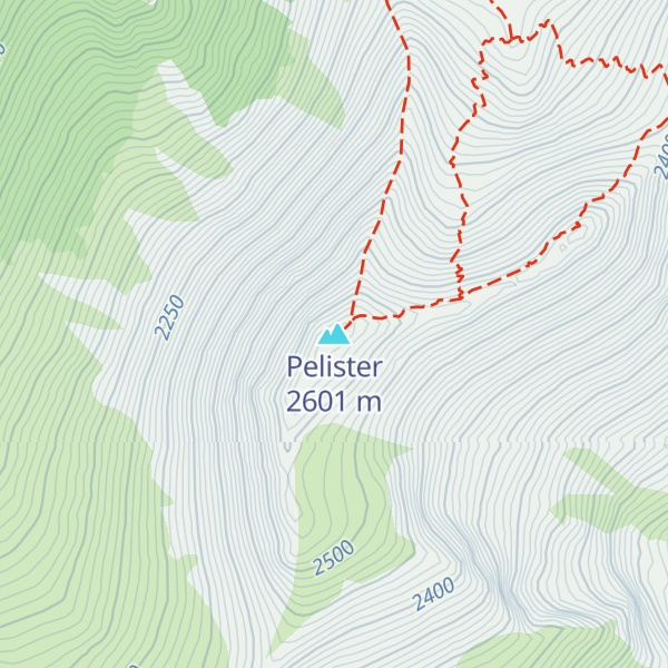 Map of Pelister