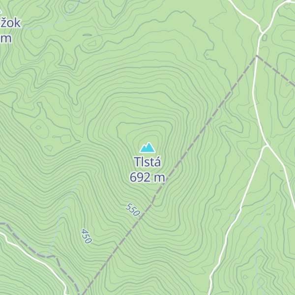 Map of Tlstá