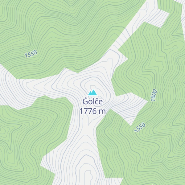 Map of Ǵolče