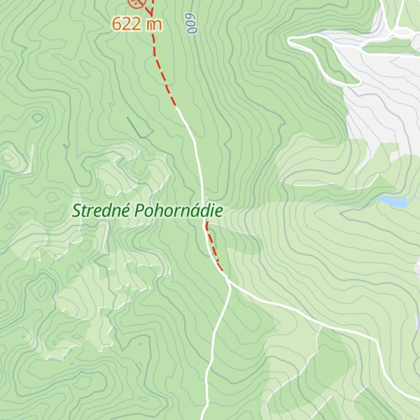 Map of Hrešná