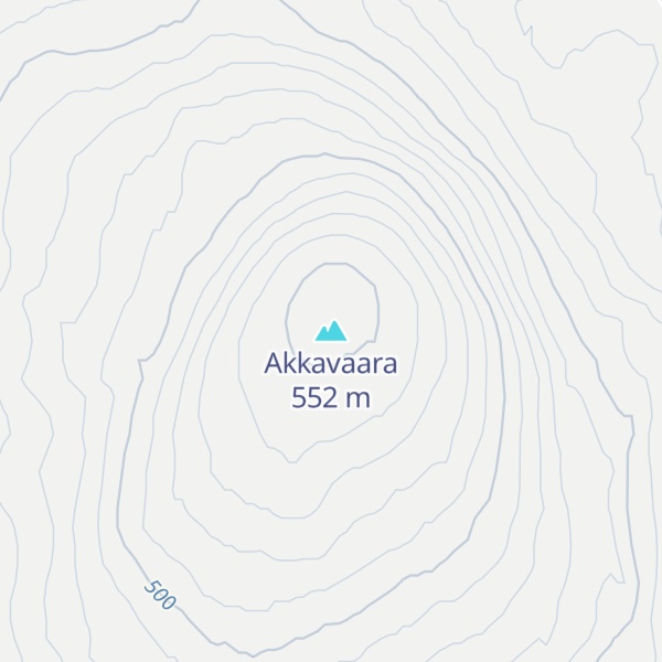 Map of Akkavaara