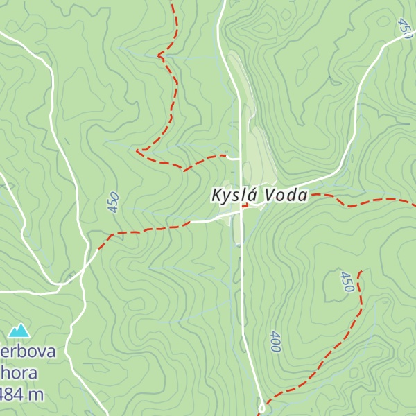 Map of Chata Kvašná voda
