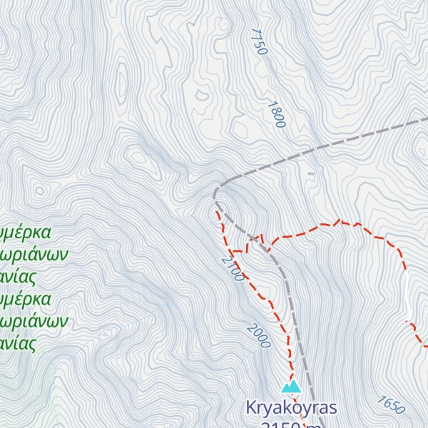 Map of Kryakouras