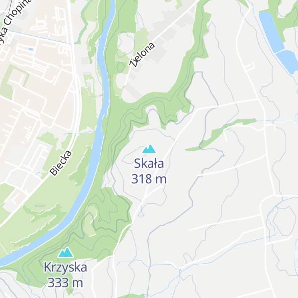 Map of Skała