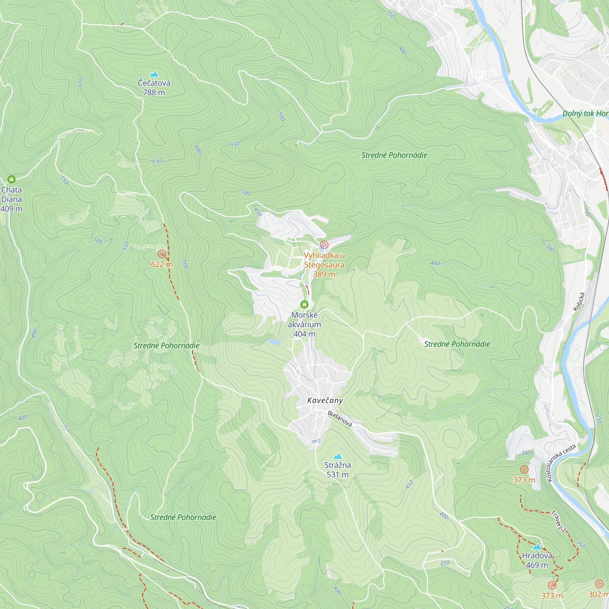 Morské akvárium map