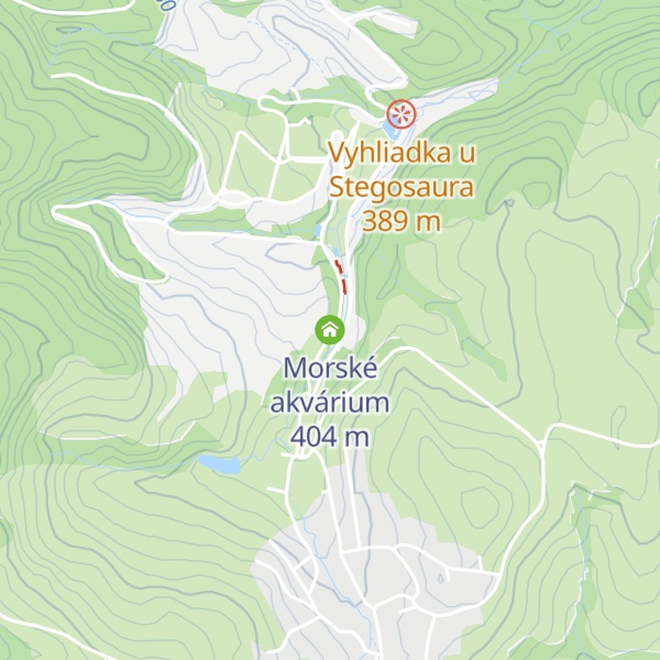 Map of Morské akvárium