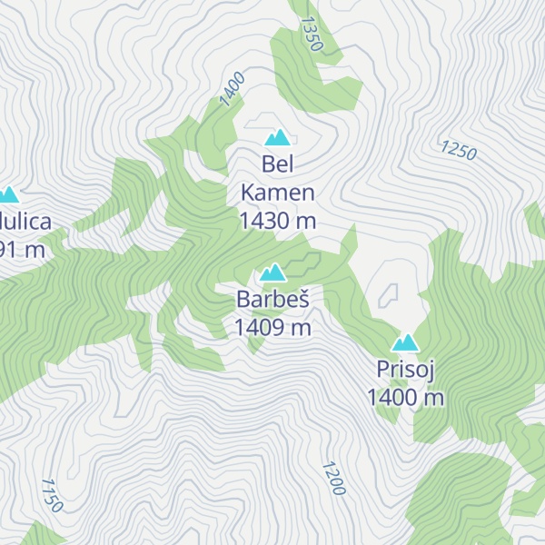 Map of Barbeš