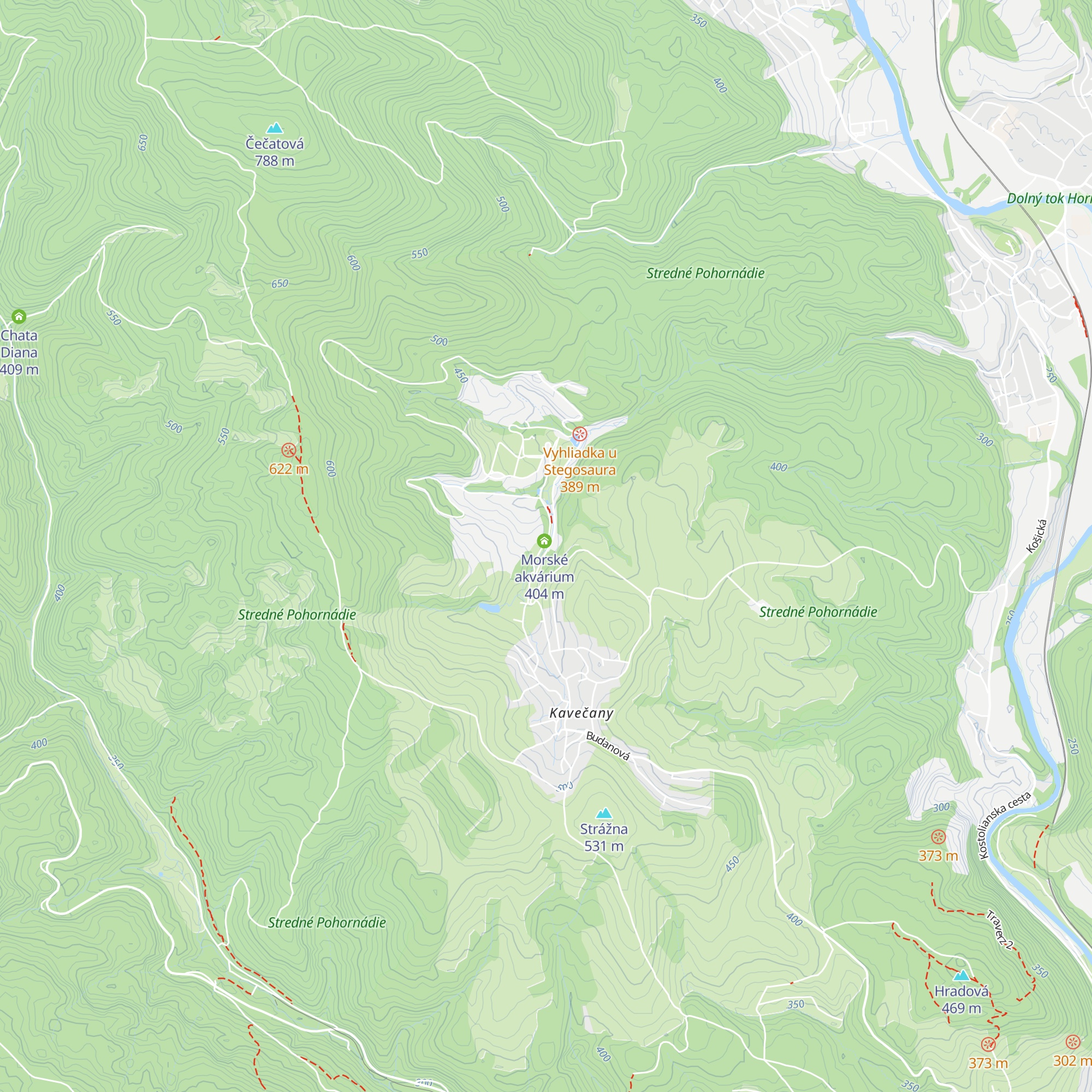 Exotárium map