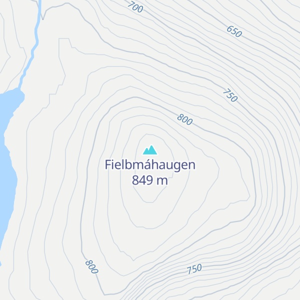 Map of Fielbmáhaugen