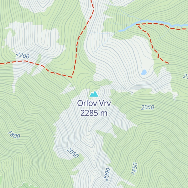 Map of Orlov Vrv