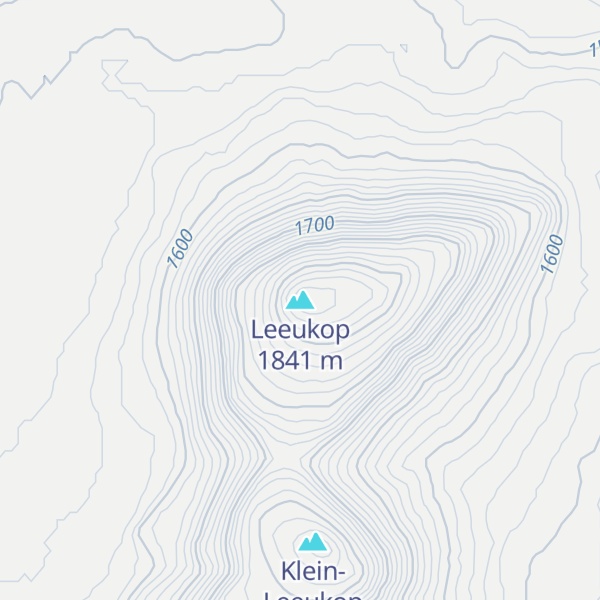Map of Leeukop