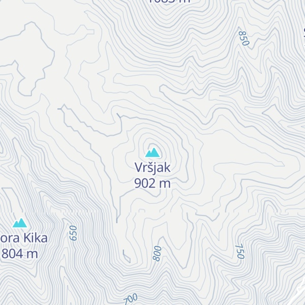 Map of Vršjak