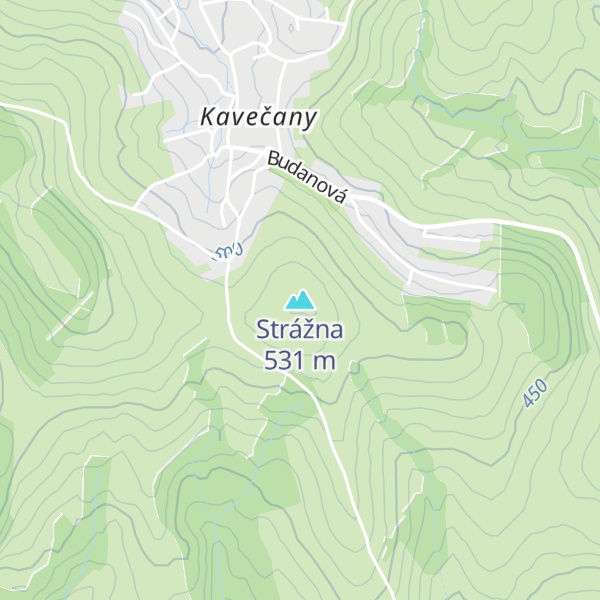 Map of Strážna