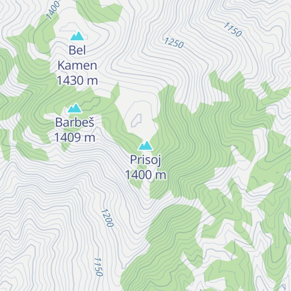 Map of Prisoj