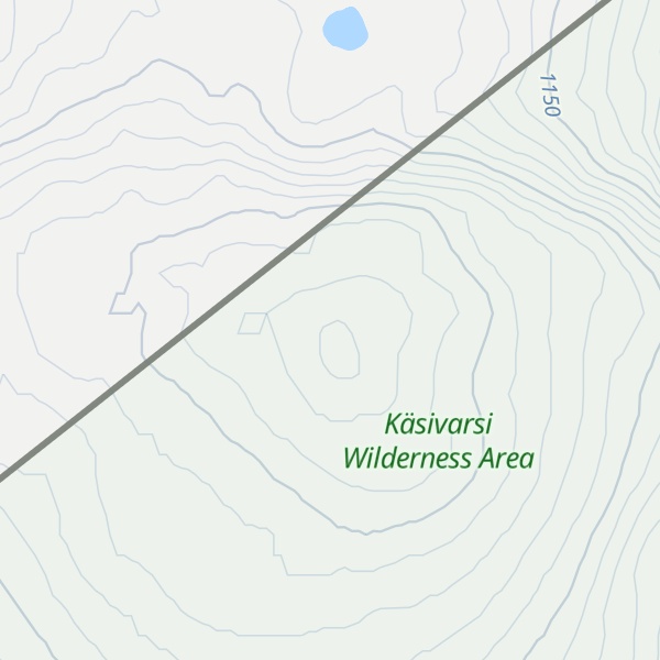 Map of Gieddečohkka