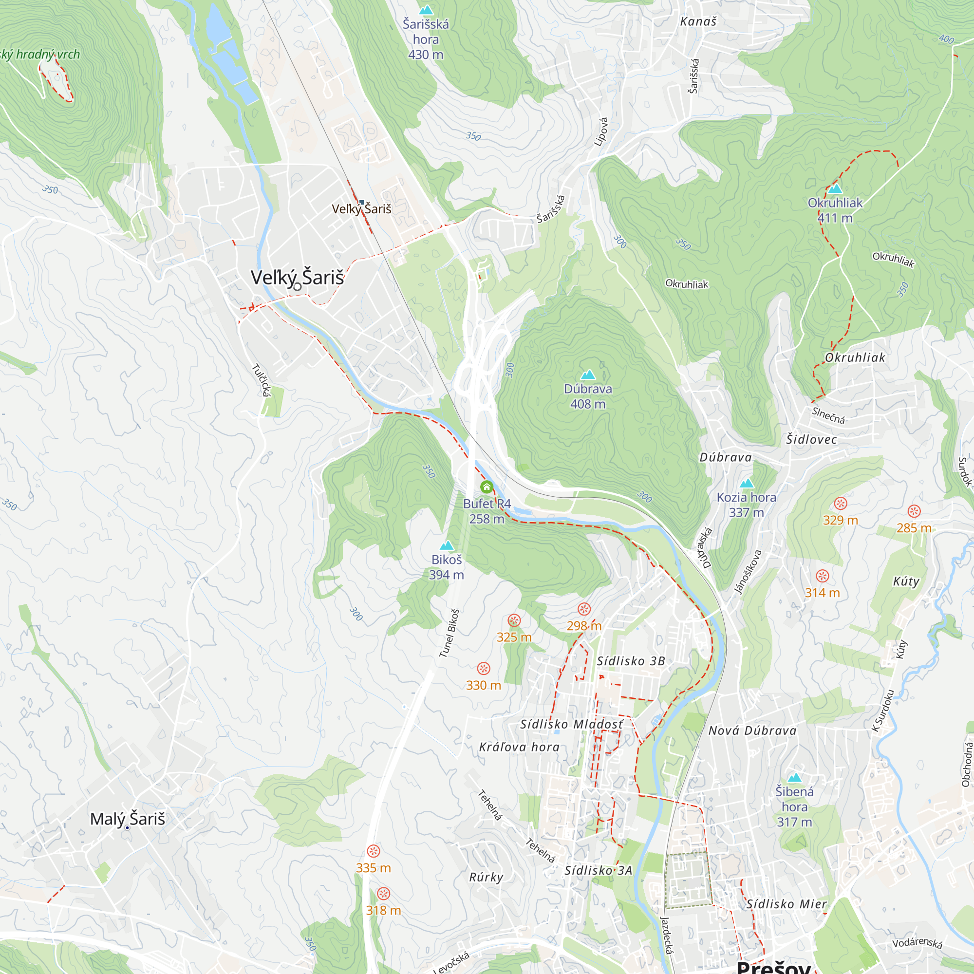 Bufet R4 map