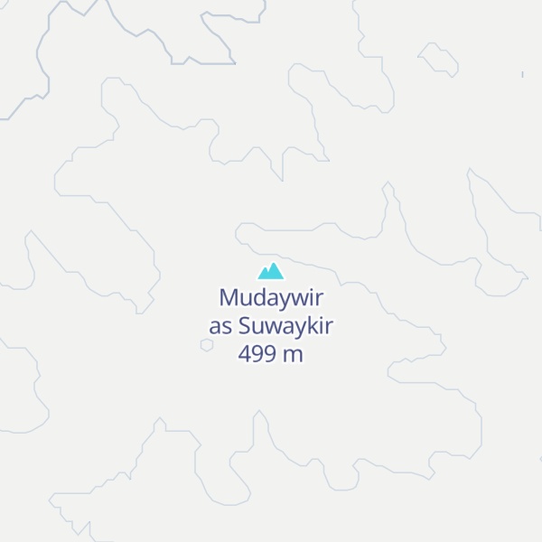Map of Mudaywir as Suwaykir