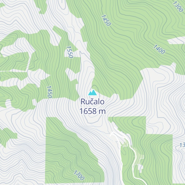 Map of Ručalo