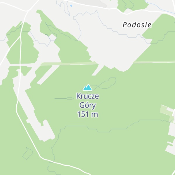 Map of Krucze Góry