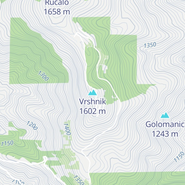 Map of Vrshnik