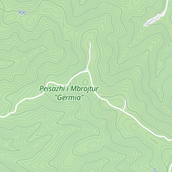 Map of Maja e Butocit