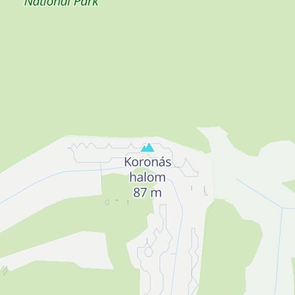 Map of Koronás halom