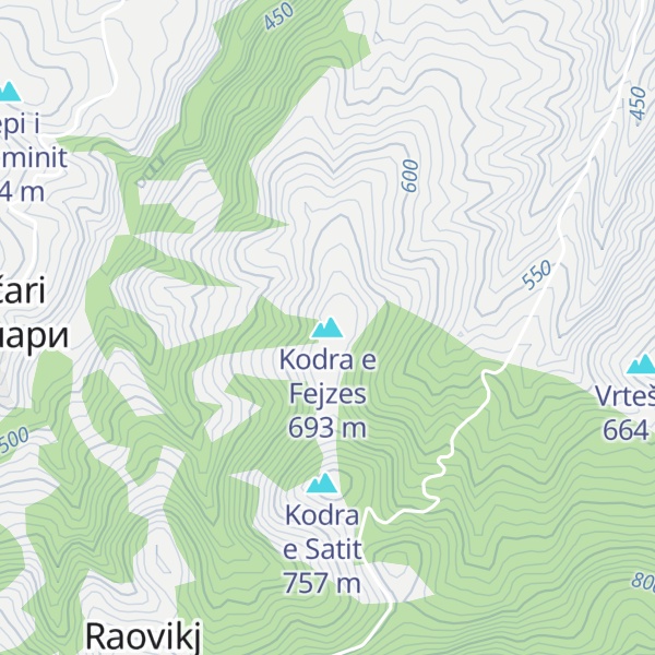 Map of Kodra e Fejzes