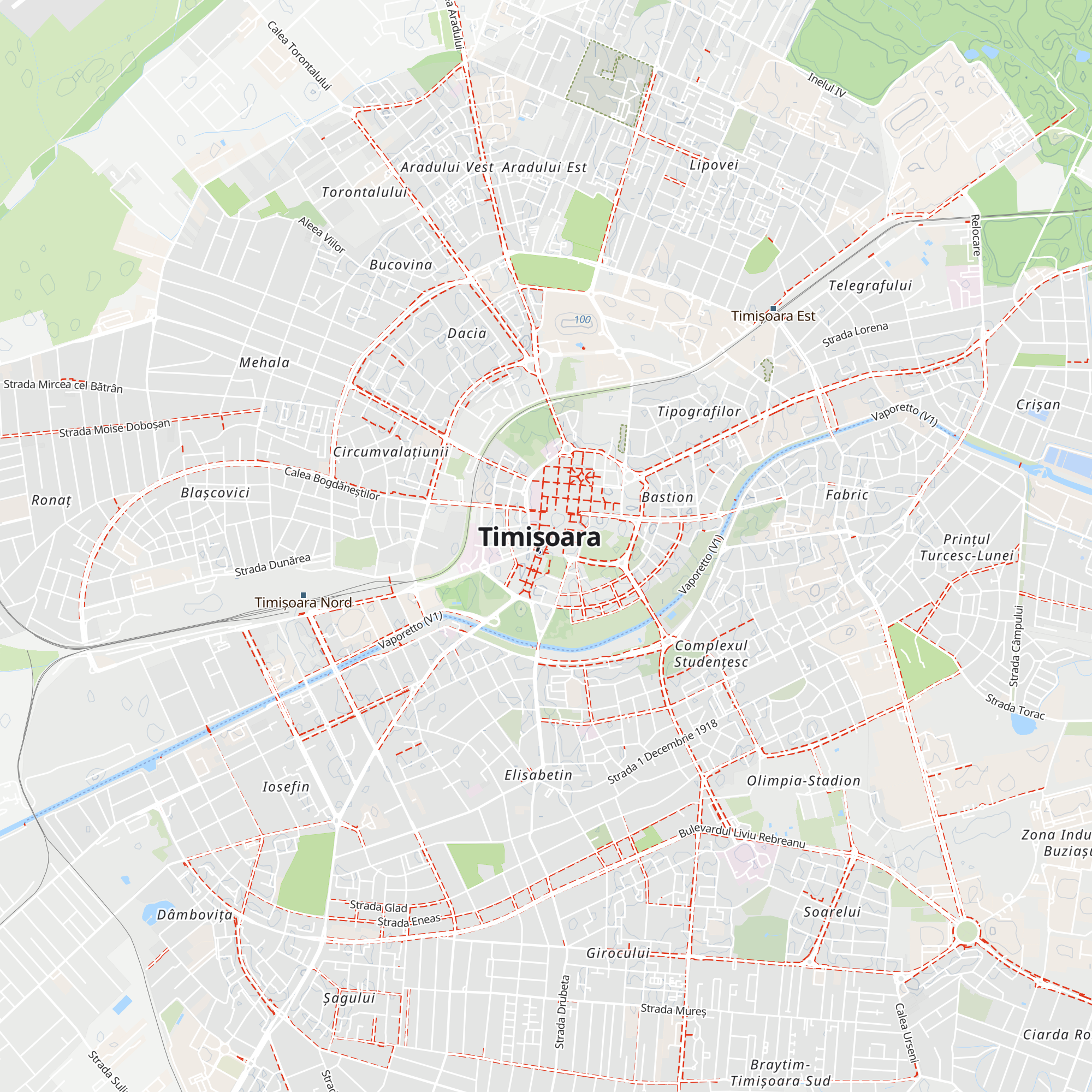 Timișoara Information Center map