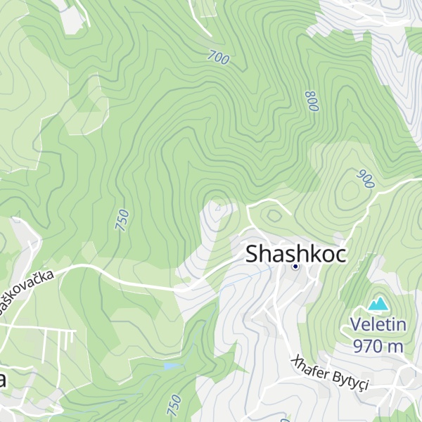 Map of Sušička Čuka