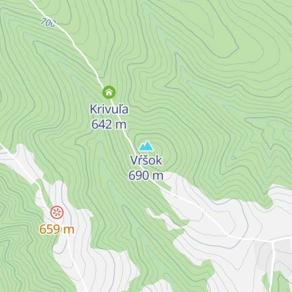 Map of Vŕšok