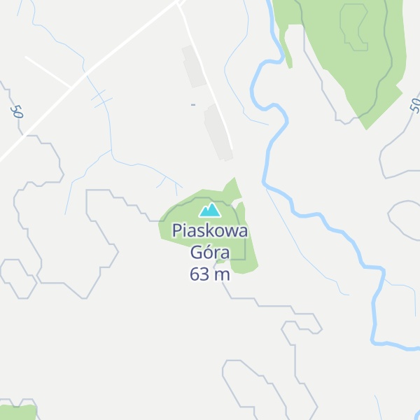 Map of Piaskowa Góra