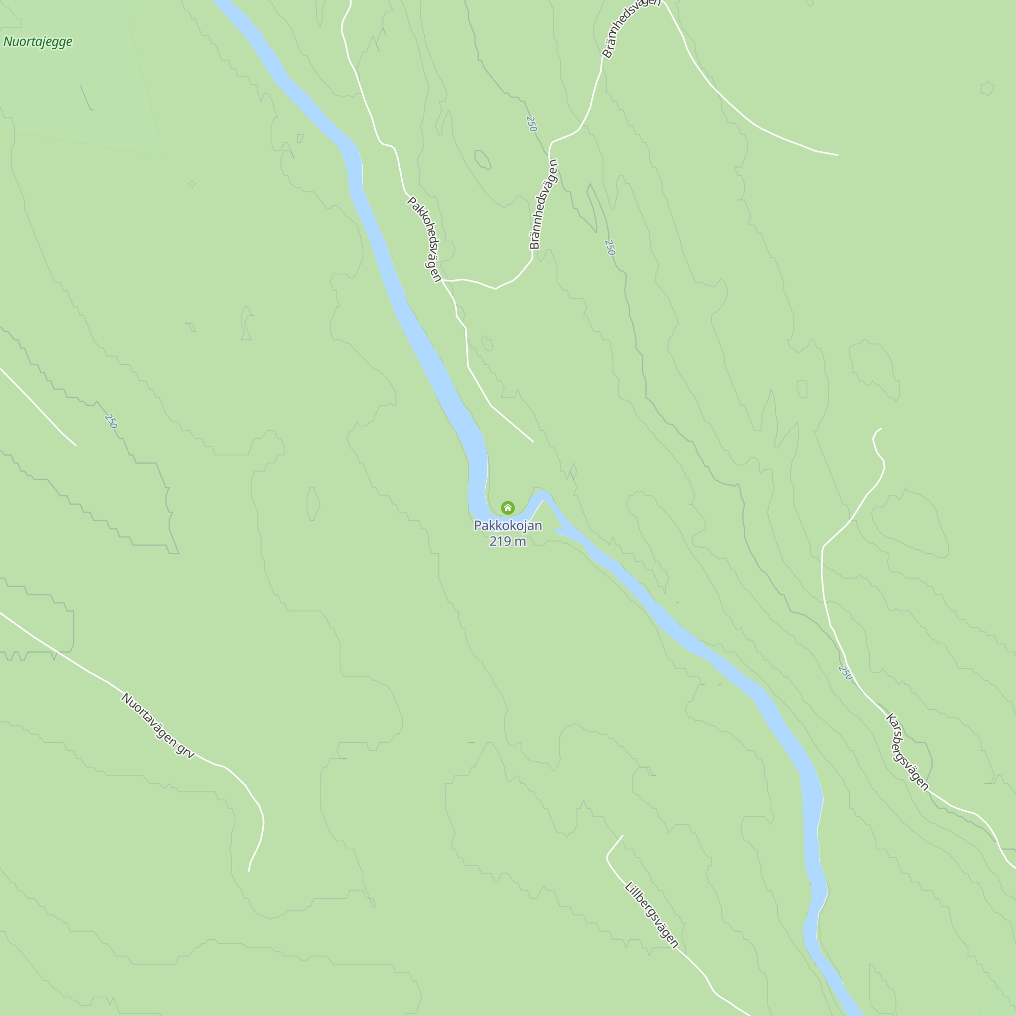 Pakkokojan map