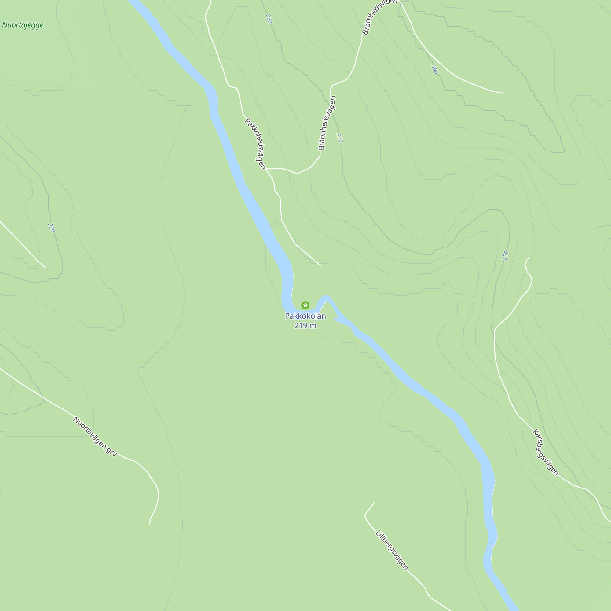 Pakkokojan map