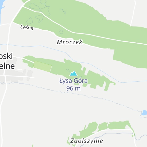 Map of Łysa Góra