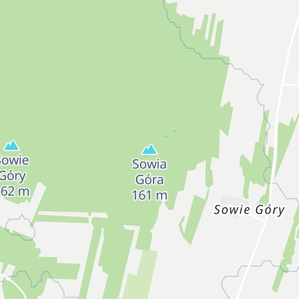 Map of Sowia Góra