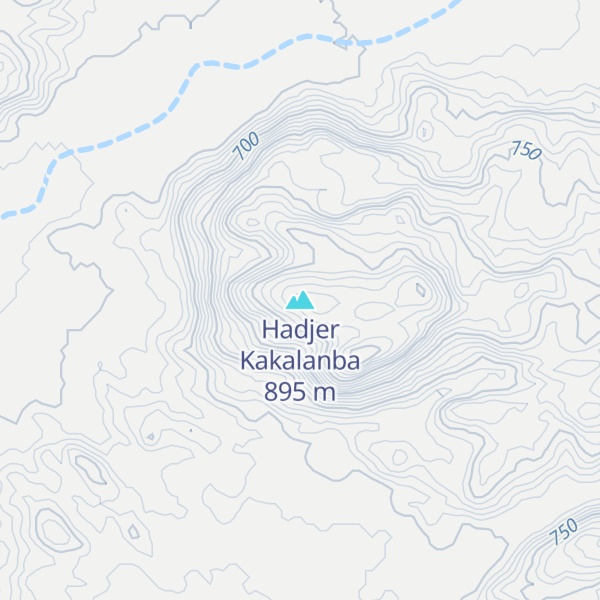 Map of Hadjer Kakalanba