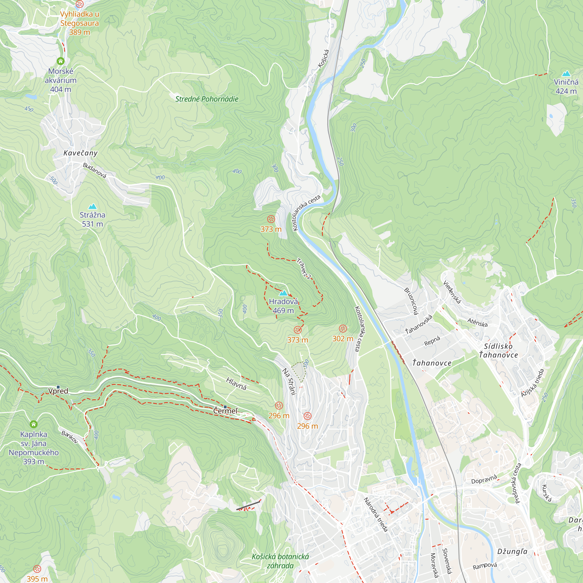 Infocentrum Hradová map