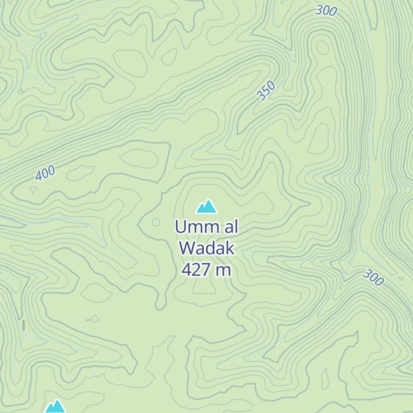 Map of Umm al Wadak
