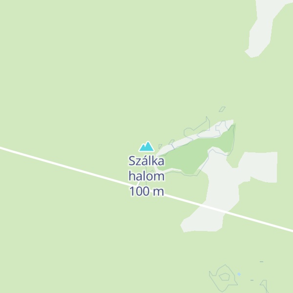 Map of Szálka halom