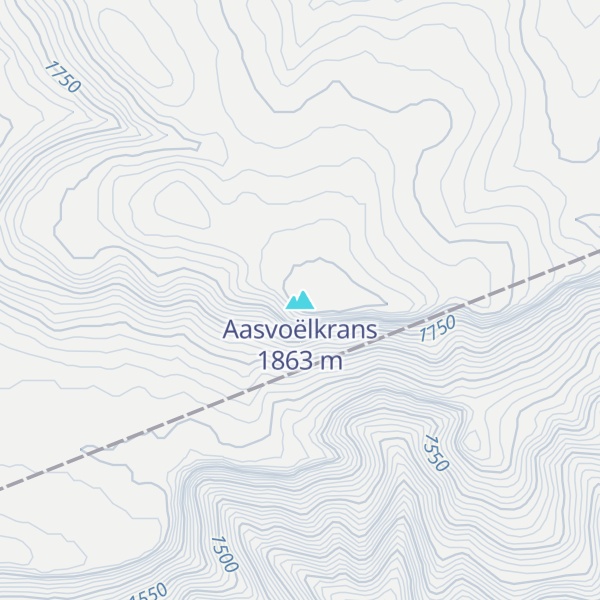 Map of Aasvoëlkrans