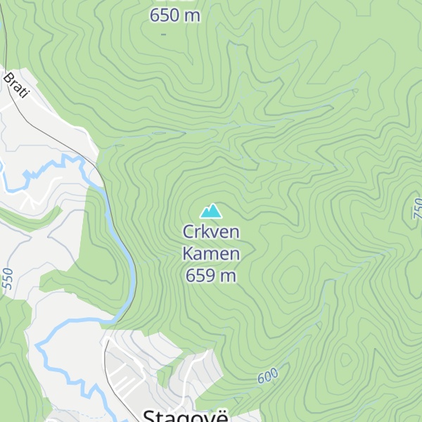 Map of Crkven Kamen