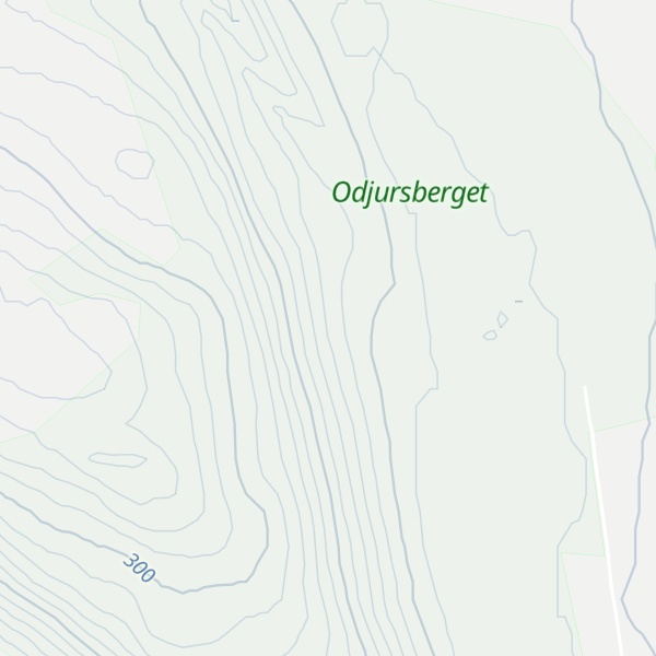 Map of Odjursberget