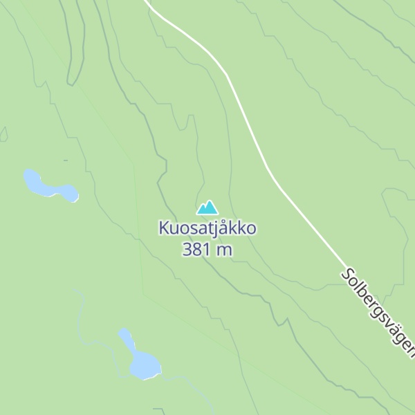 Map of Kuosatjåkko