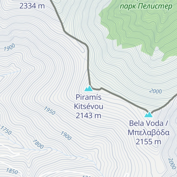 Map of Piramís Kitsévou
