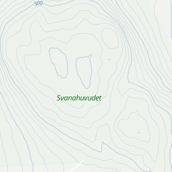 Map of Svanahuvudet