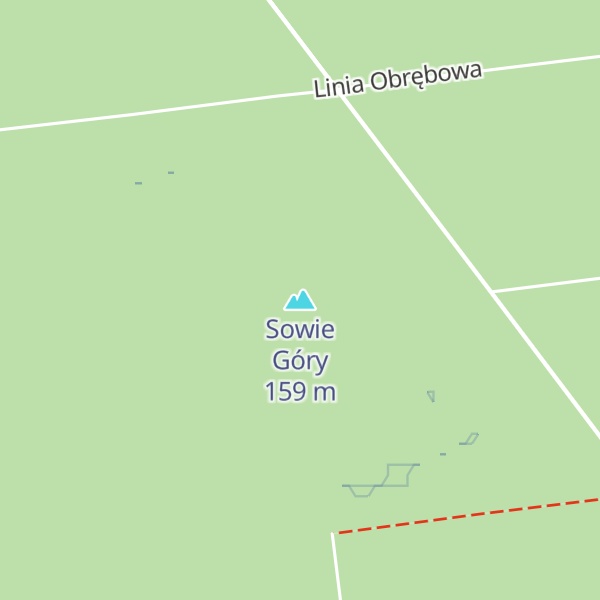 Map of Sowie Góry