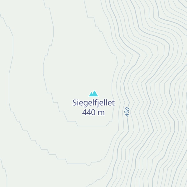 Map of Siegelfjellet