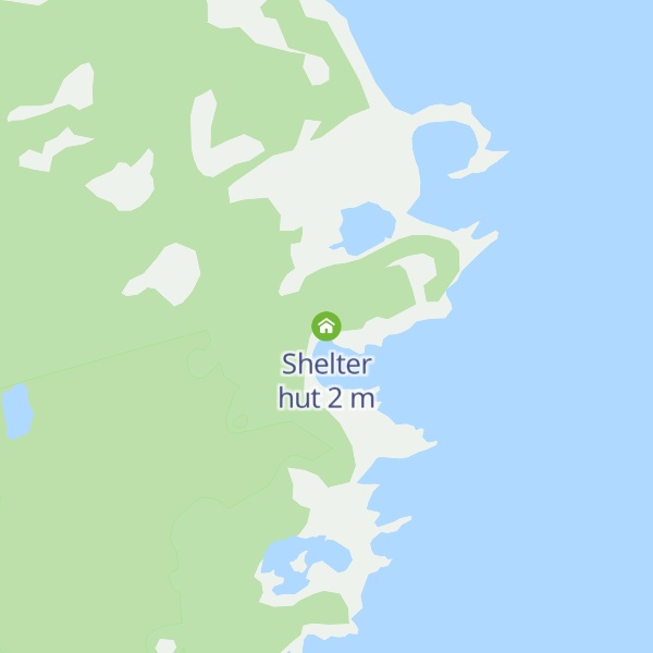 Map of Shelter hut