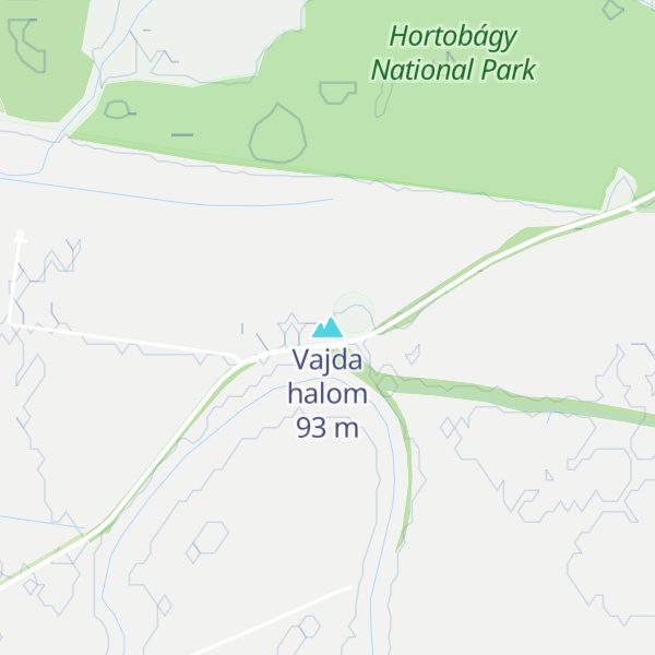 Map of Vajda halom